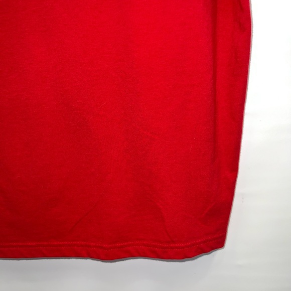 Under Armour T-Shirt Mens Large Red Nylon Blend Heat Gear Baseball Logo - Picture 13 of 14